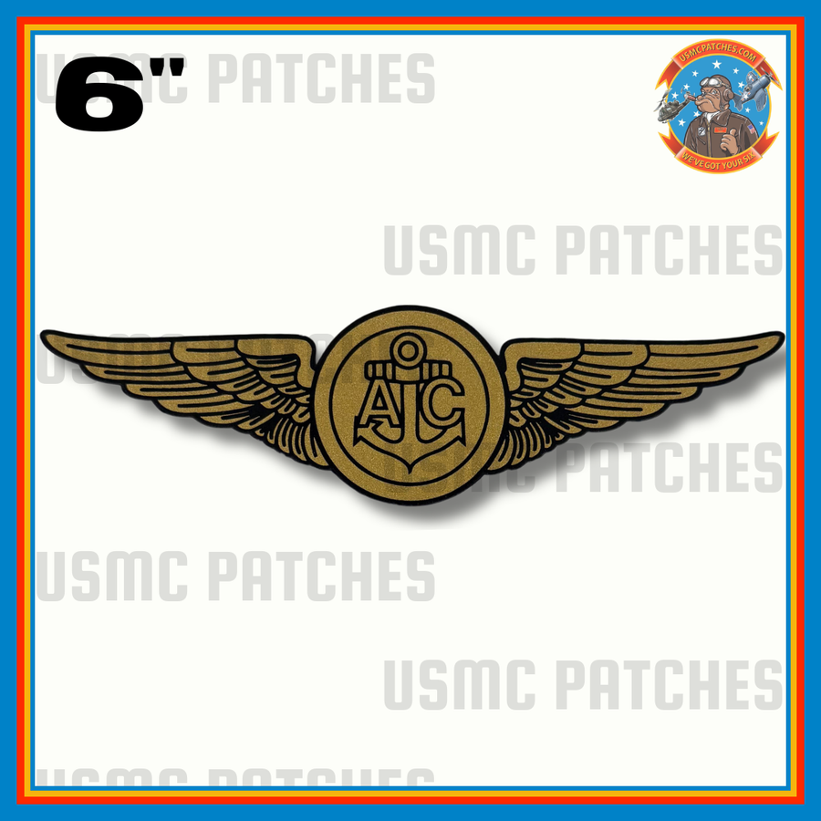 Large Aircrew Wings Sticker
