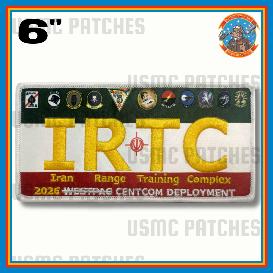 Official VMFA-314 Black Knights IRTC 2026 CENTCOM Deployment Patch