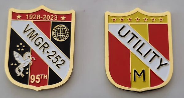 Official VMGR-252 95th Anniversary Coin