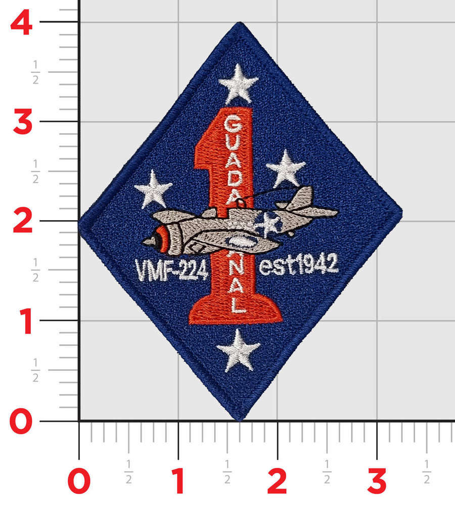 Official VMF-224 Bengals 1st MARDIV Shoulder Patch