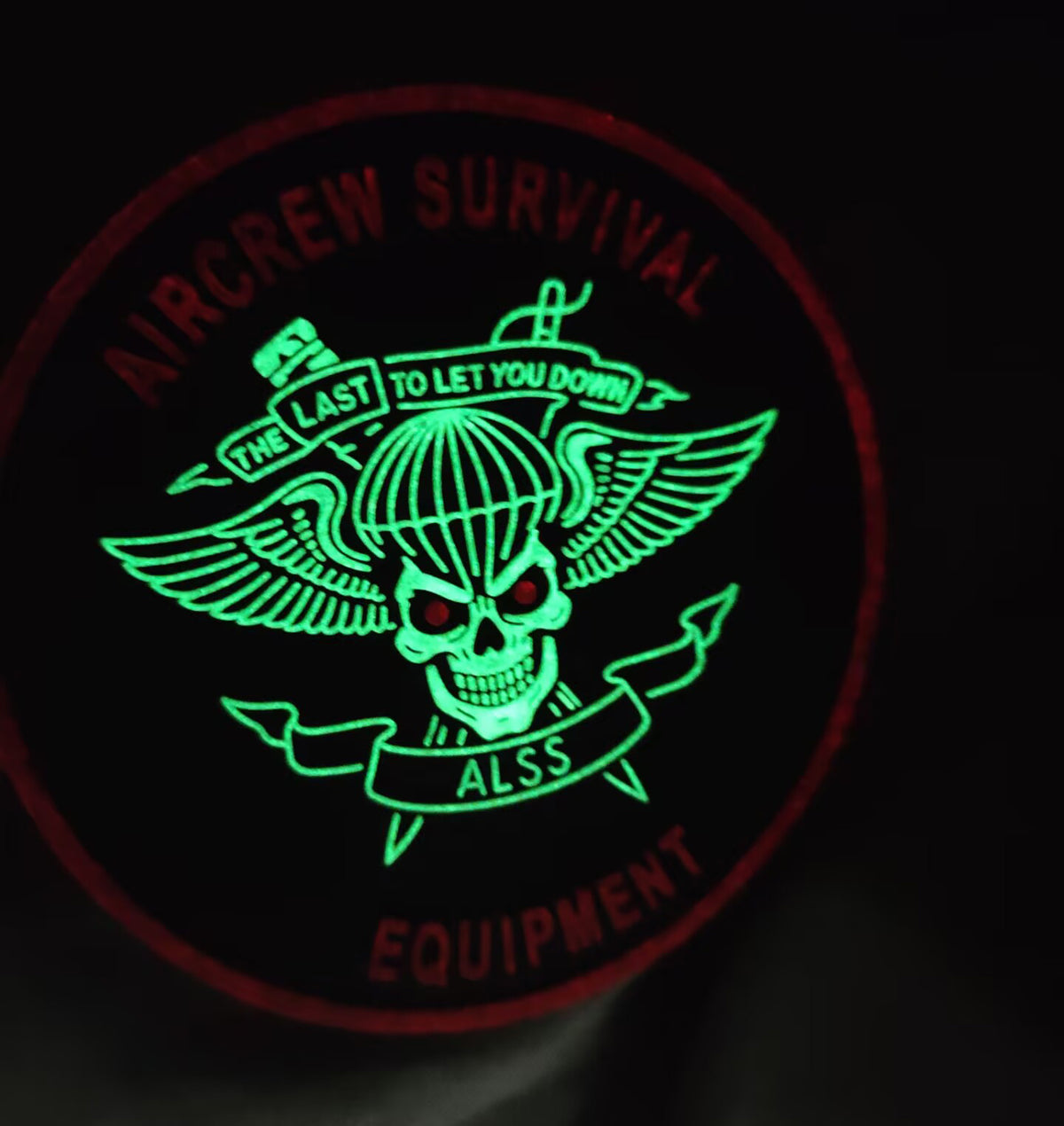 Aircrew Survival ALSS PVC Shoulder Patch