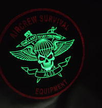 Aircrew Survival ALSS PVC Shoulder Patch