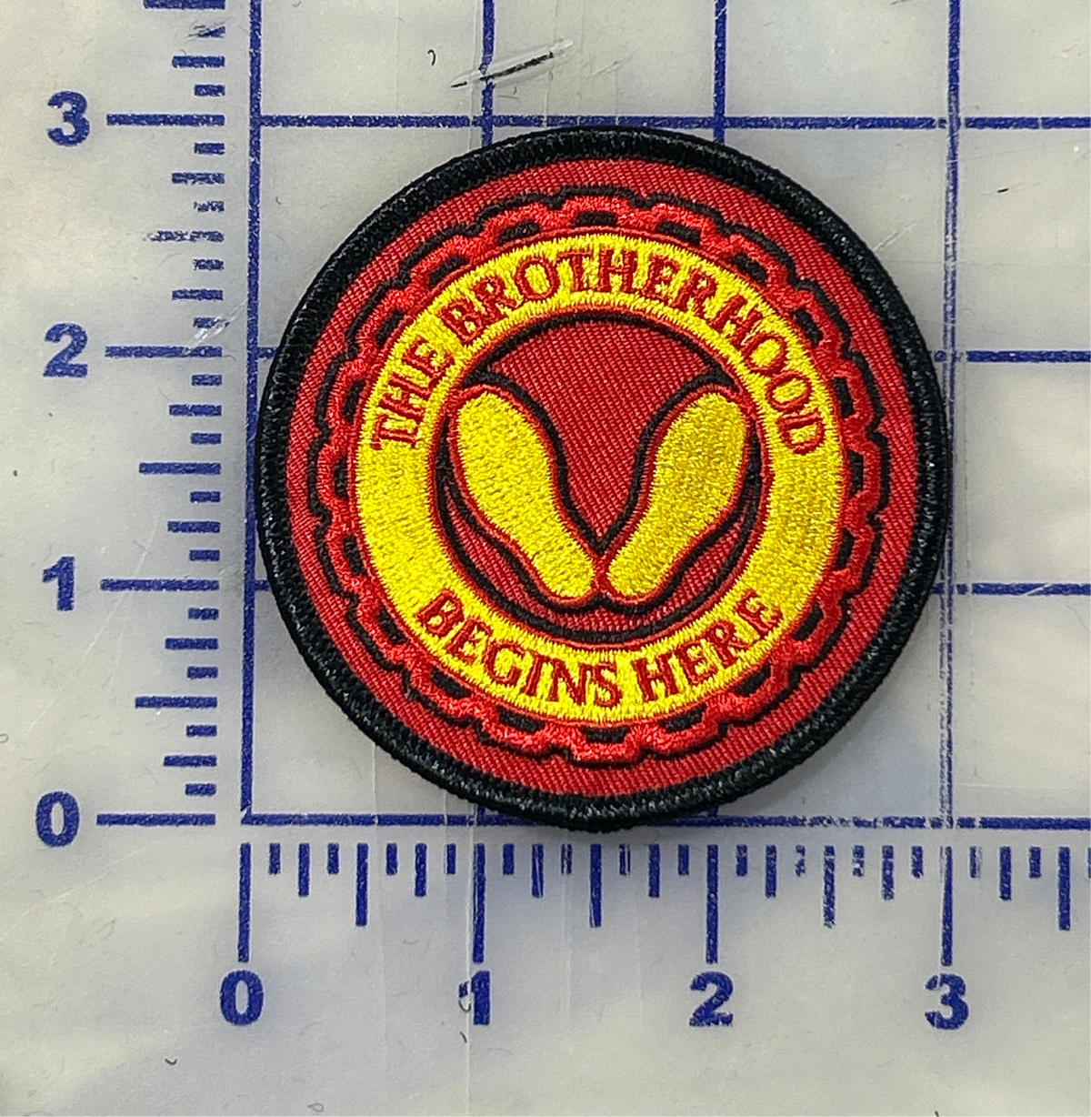 USMC Brotherhood Yellow Footprints Patch