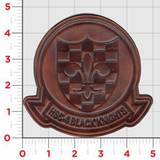 Officially Licensed HSC-4 Black Knights Leather patch