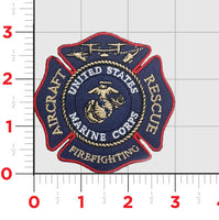 Officially Licensed USMC Aircraft Rescue and Firefighting Patches