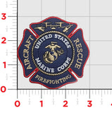 Officially Licensed USMC Aircraft Rescue and Firefighting Patches