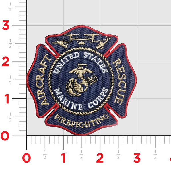 Officially Licensed USMC Aircraft Rescue and Firefighting Patches