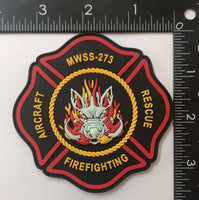 Official MWSS-273 Aircraft Rescue Firefighting patch