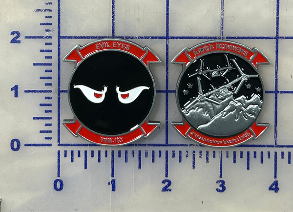 Officially Licensed VMM-163 Ridge Runners/Evil Eyes Coins