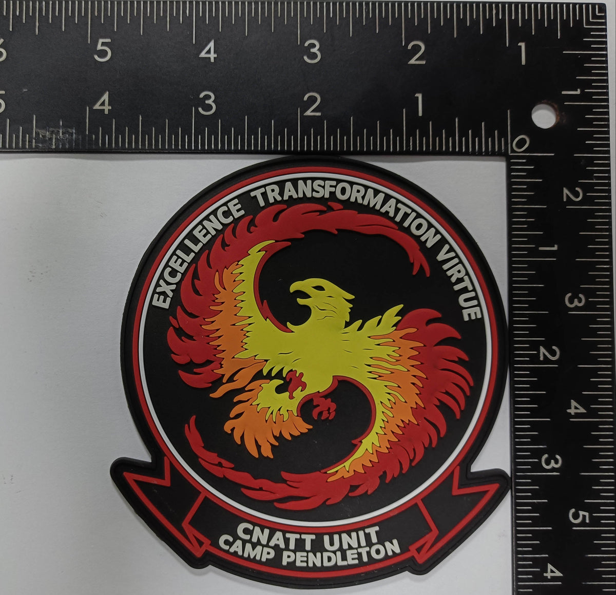 Officially Licensed USMC CNATT Unit Camp Pendleton PVC Patch