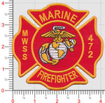 Officially Licensed MWSS-472 Marine Firefighter patch