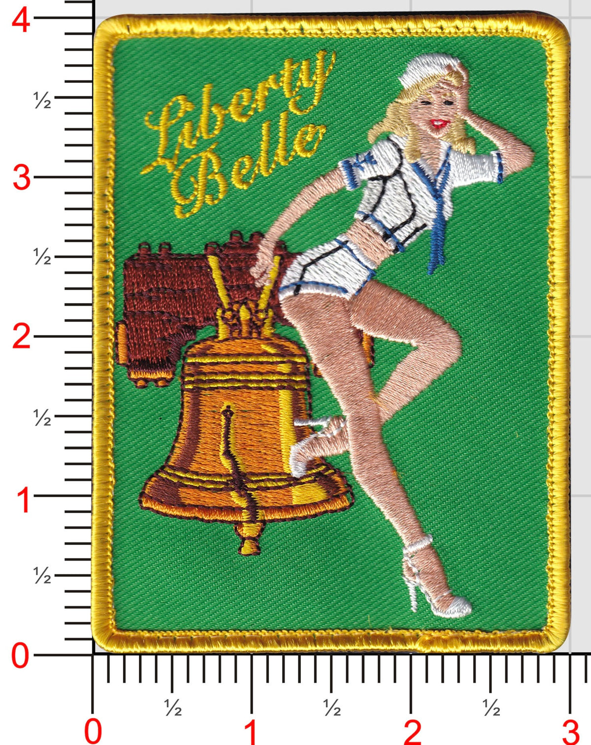 Official US Navy VAW-115 Liberty Bells Sailor Girl Patch