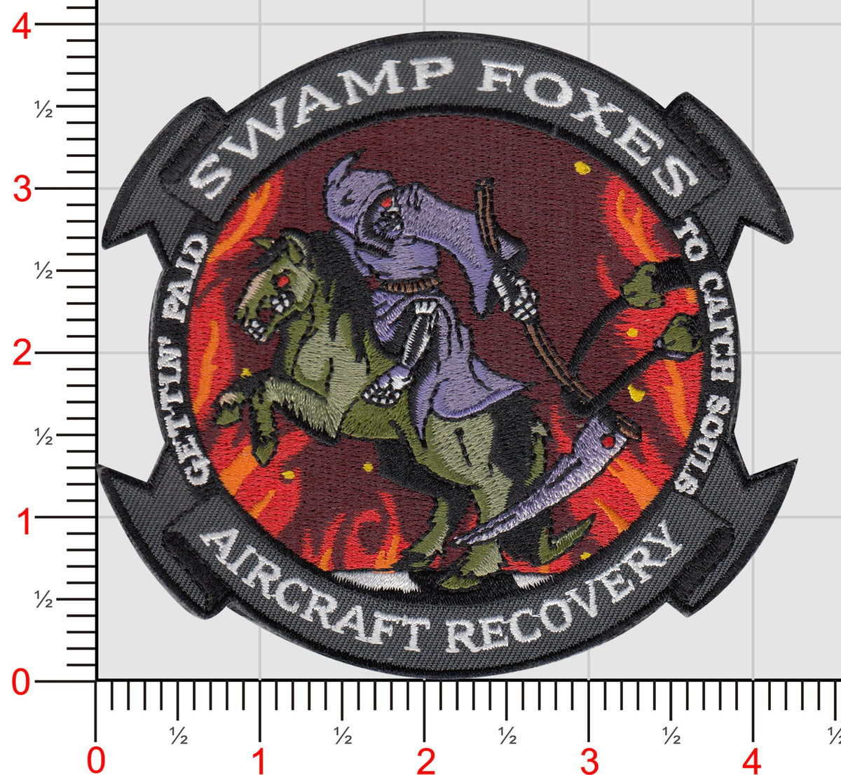 Official H & HS Beaufort Swamp Fox Aircraft Recovery Patch (B)