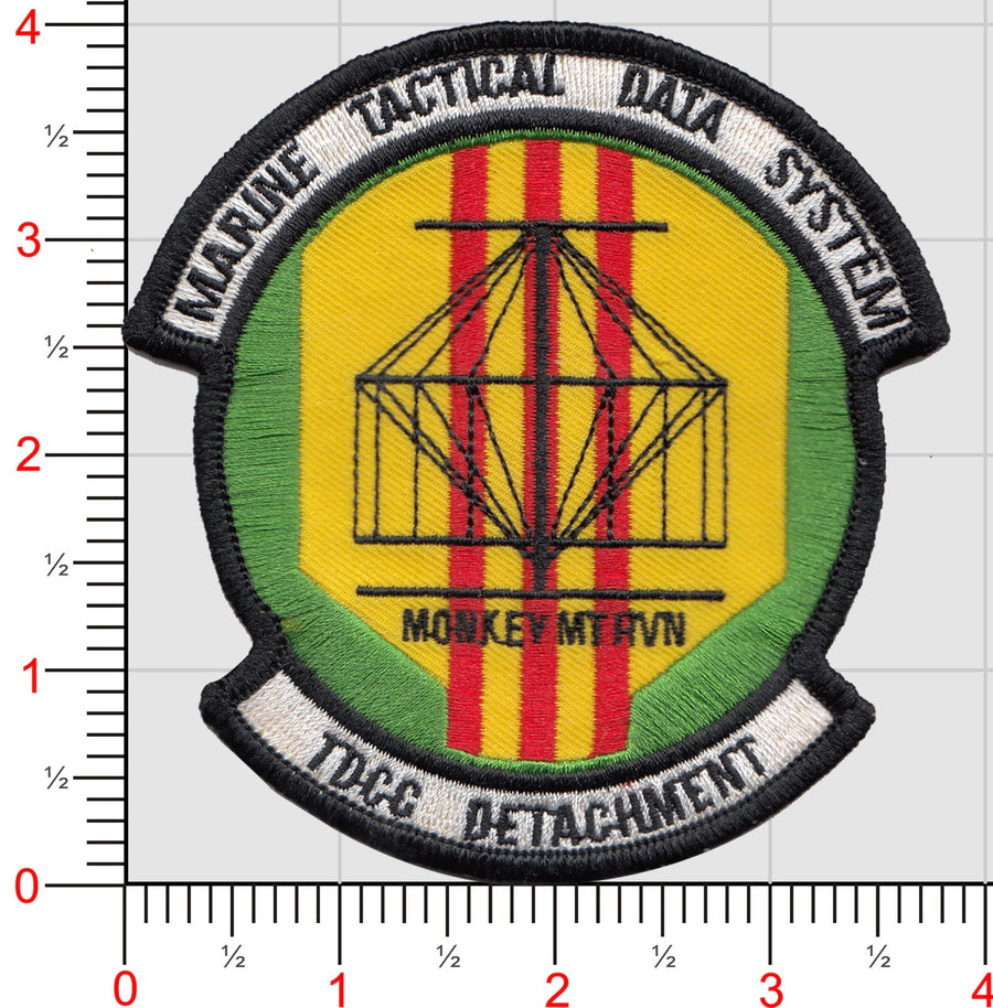 Officially Licensed USMC Marine Tactical Data Systems DET Patch (MACS-4)