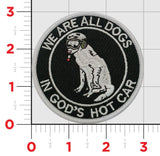 Official HMH-466 Wolfpack We're All Dogs in God's Hot Car Shoulder Patches