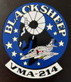 VMA-214 Blacksheep 12 x 13.75”