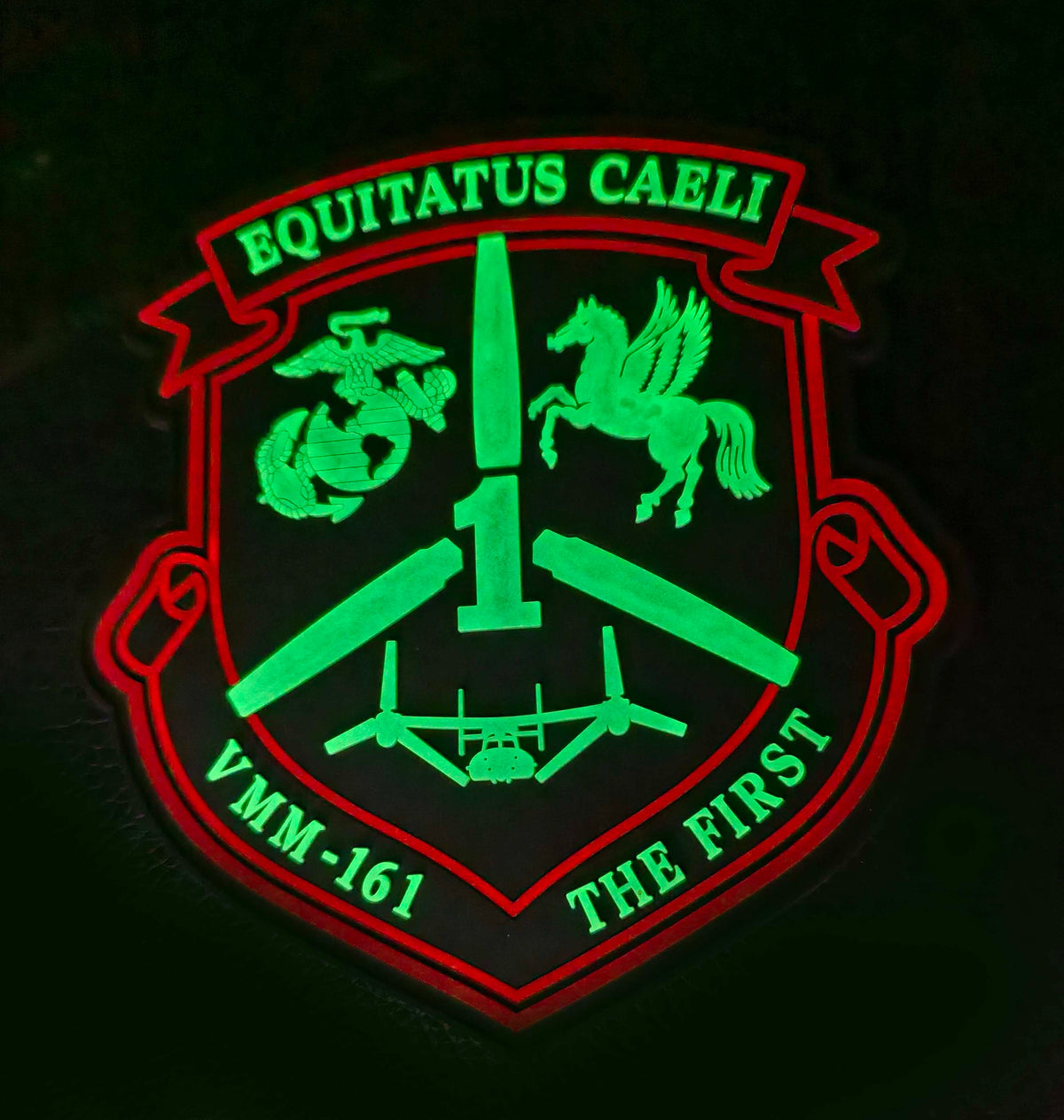 Official VMM-161 Greyhawks Squadron PVC Patches