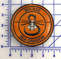 Official MH-53E Sea Dragon Leather Shoulder Patch