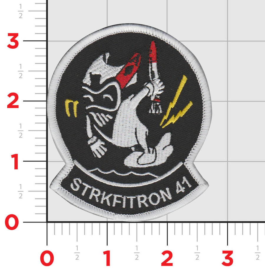 Official VFA-41 Black Aces "Chucker" Shoulder Patch