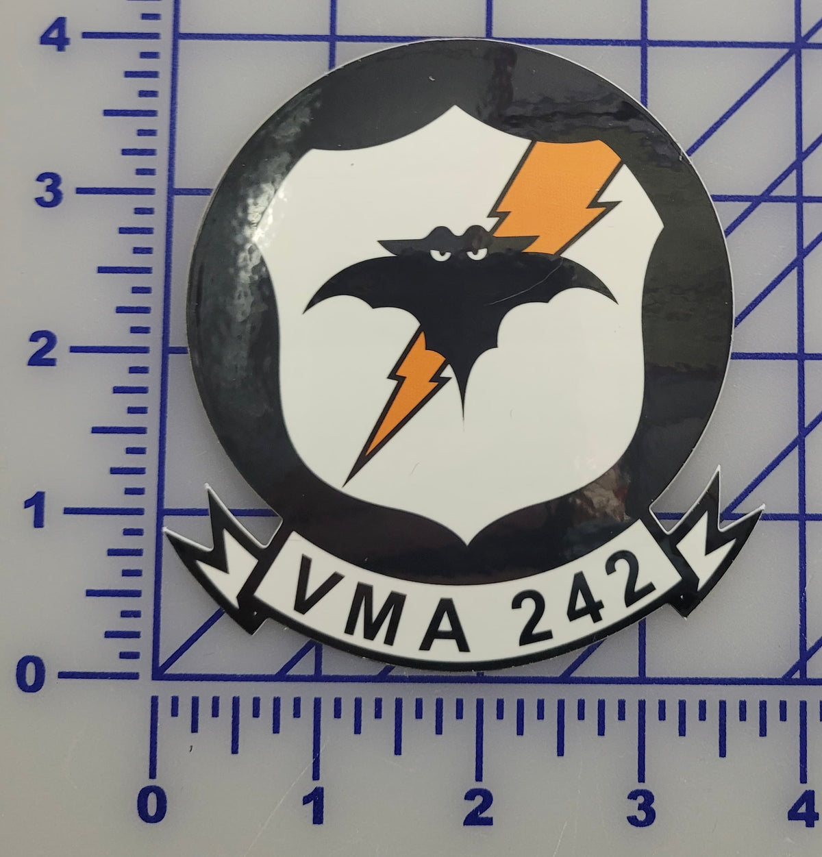 Officially Licensed USMC VMA-242 Bats Sticker