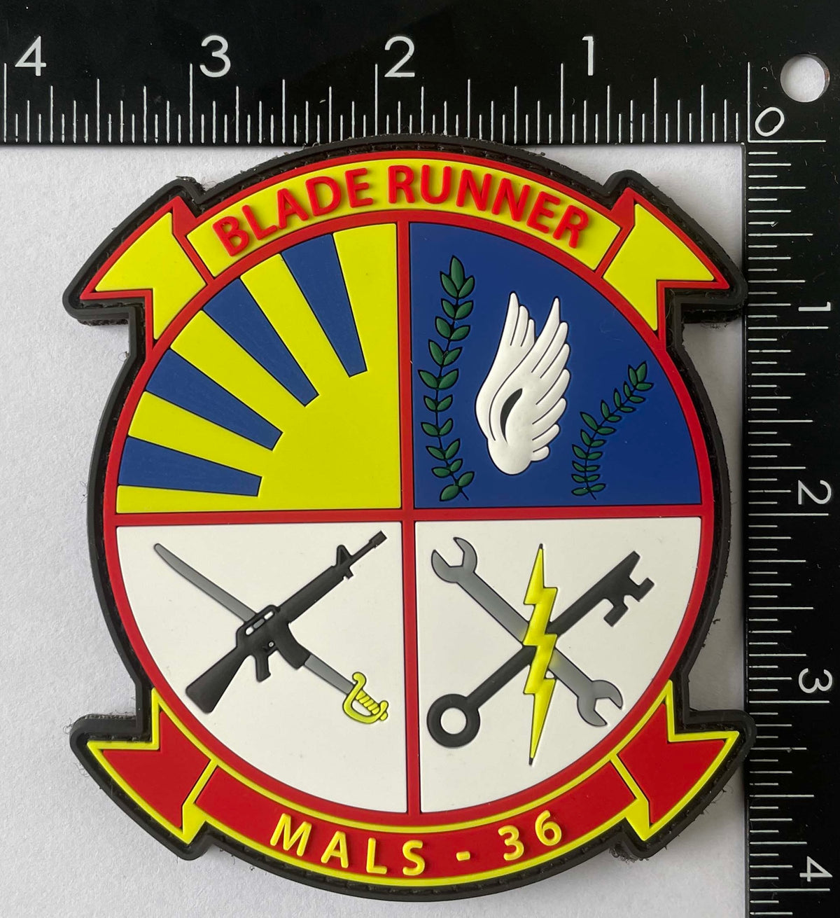 Officially Licensed USMC MALS-36 Bladerunner Patch