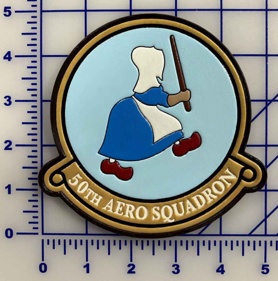 Official US Army Air Corps 50th Aero Squadron Leather Patch
