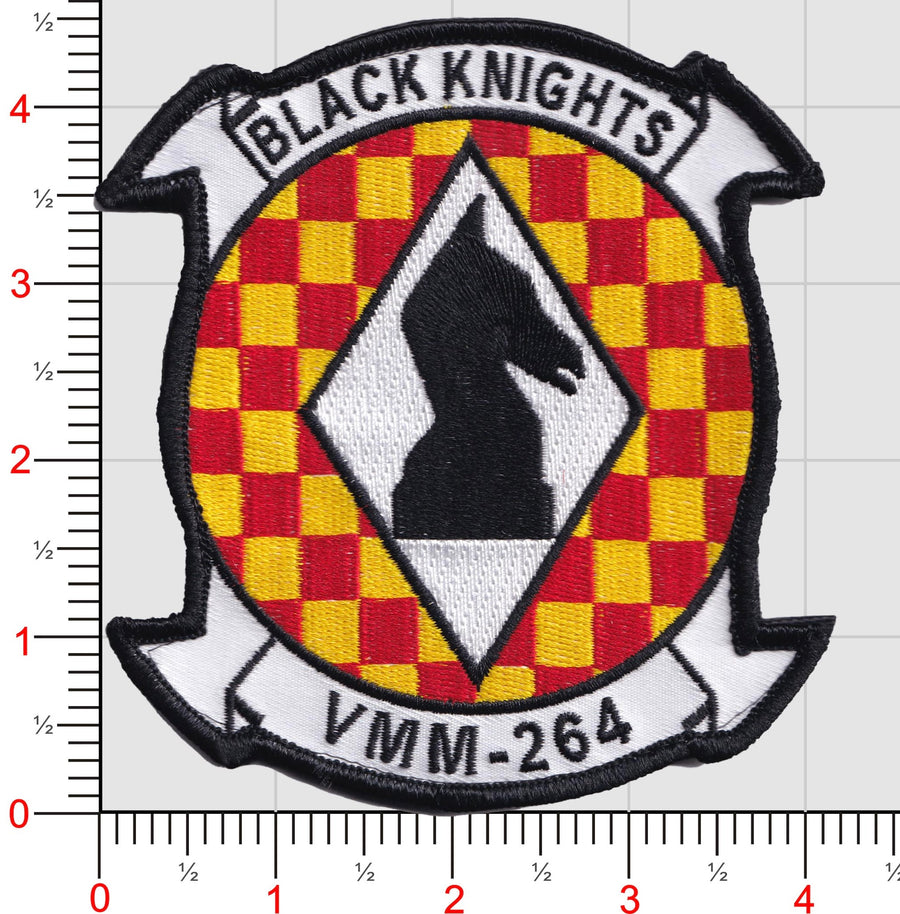Officially Licensed USMC VMM-264 Black Knights Squadron Patch