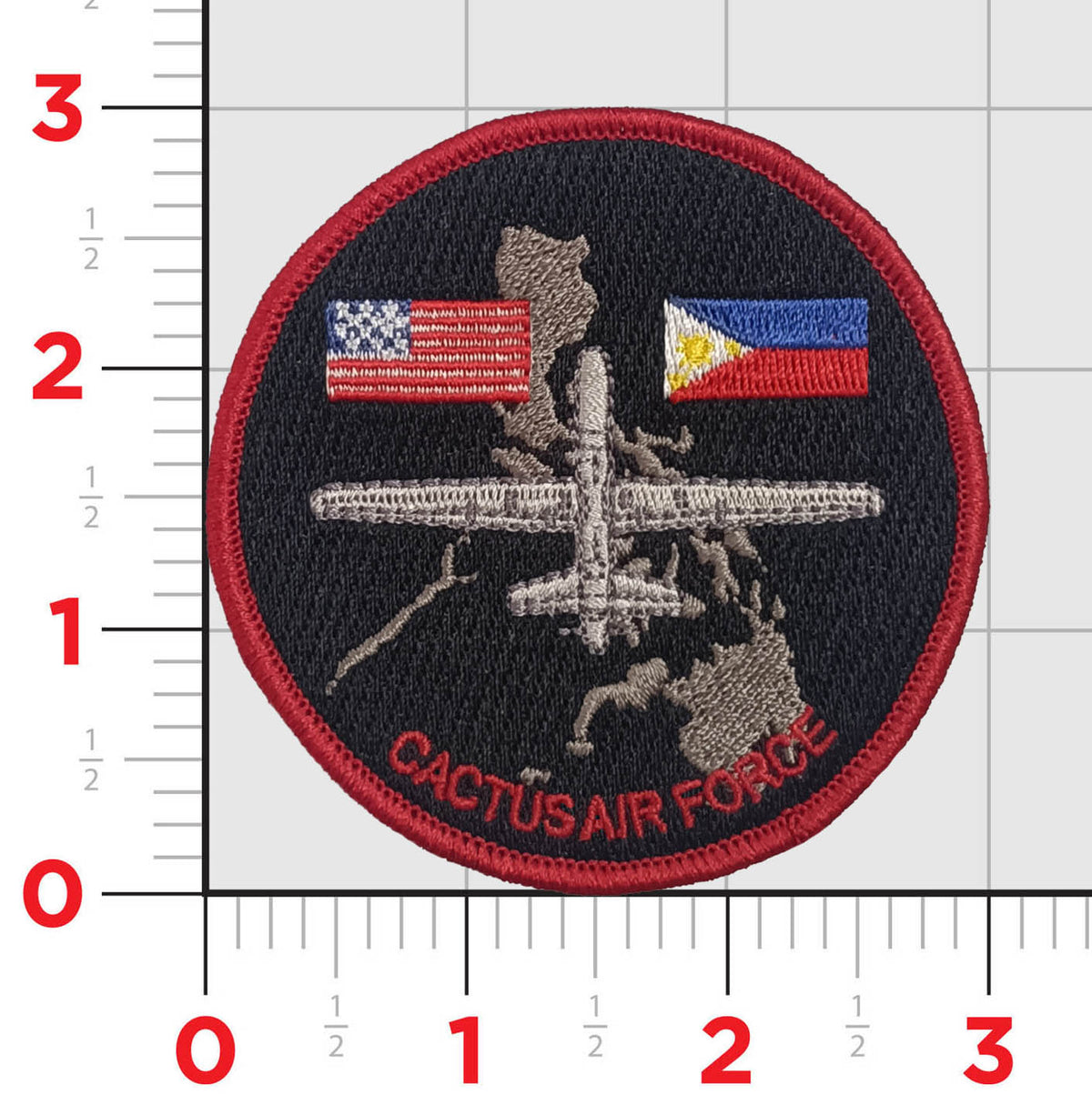 Official VMU-1 Cactus Air Force Philippines Shoulder Patch