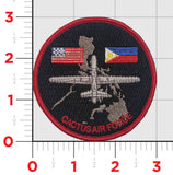 Official VMU-1 Cactus Air Force Philippines Shoulder Patch
