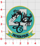 Officially Licensed US Navy VP-4 Skinny Dragons (Original) Patch