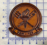 Officially Licensed US Navy VAW-125 Tigertails Leather Patch
