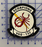 Officially Licensed VAQ-132 Scorpions Leather Patch