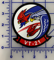 Officially Licensed US Navy VT-21 Redhawks Sticker