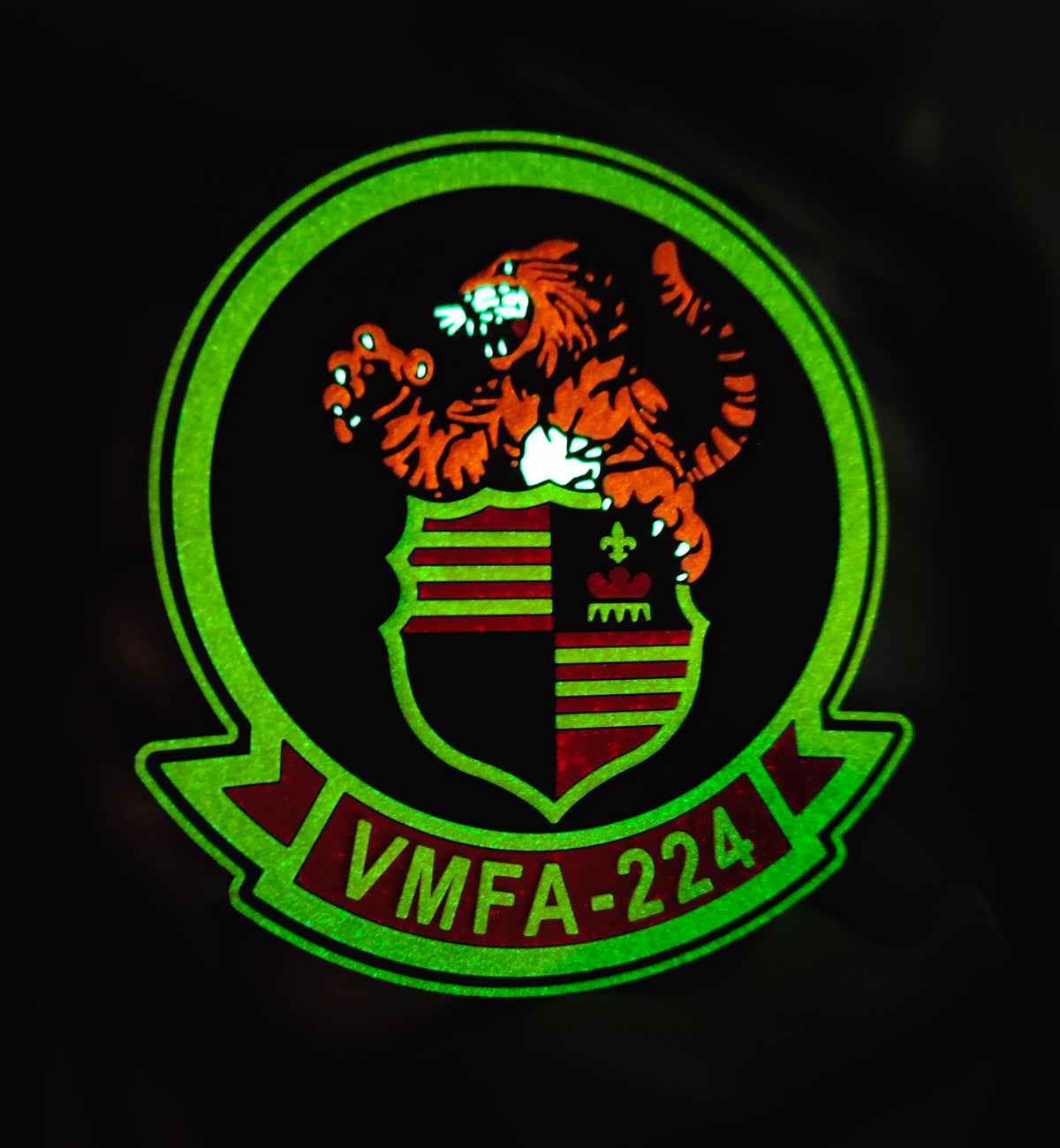 Officially Licensed USMC VMFA-224 Fighting Bengals PVC Patch