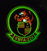 Officially Licensed USMC VMFA-224 Fighting Bengals PVC Patch