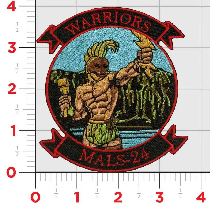 Officially Licensed USMC MALS-24 Warriors Patch