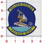 Officially Licensed US Navy VP-9 Golden Eagles 2023 Squadron Patch