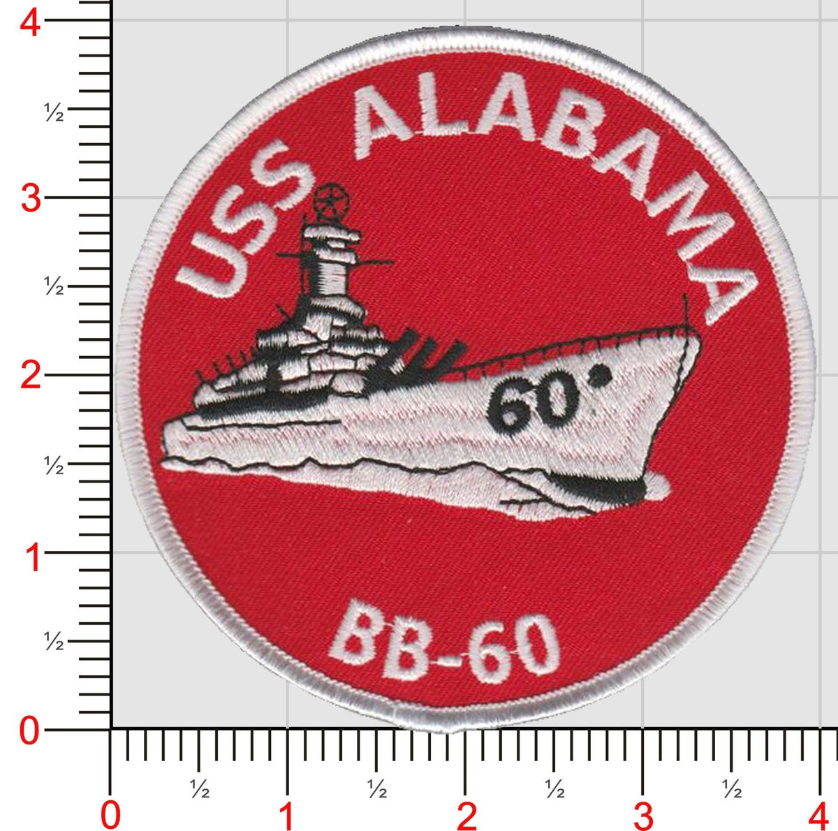 USS Alabama BB-60 Patch