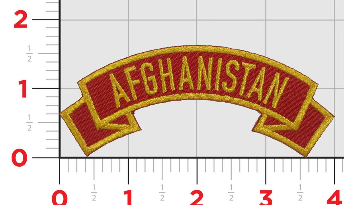 Afghanistan Rocker Patch