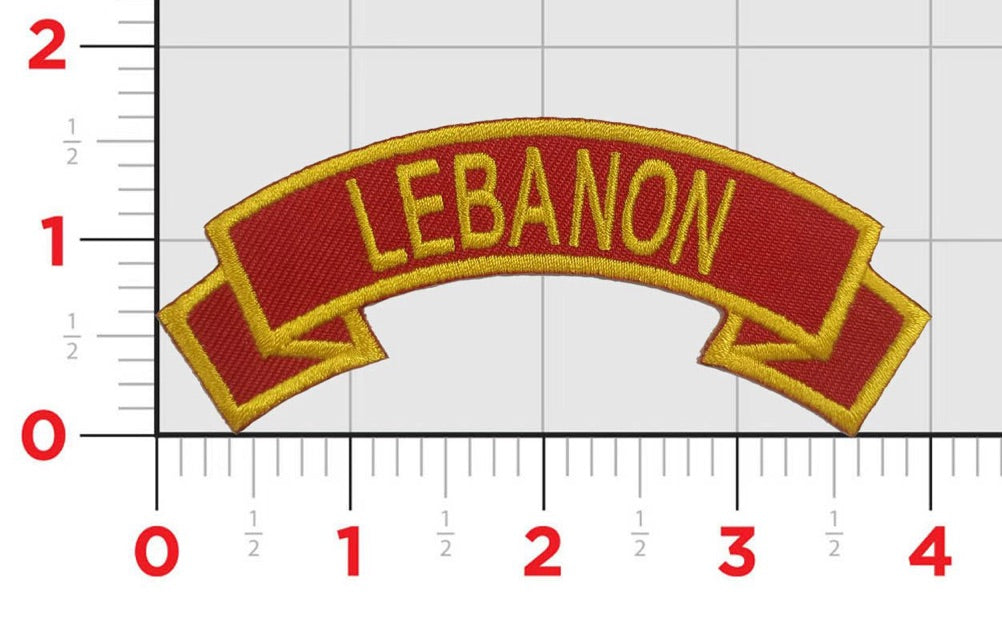 Lebanon Rocker Patch