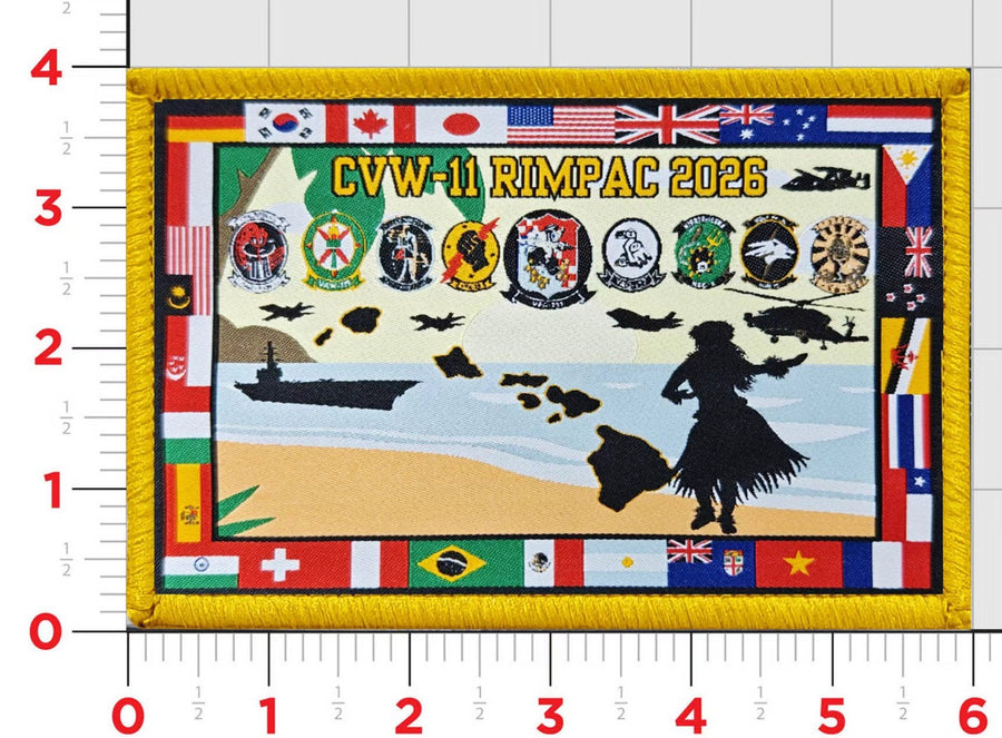Official CVW-11 VFA-211 Checkmates RIMPAC 2026 Patch