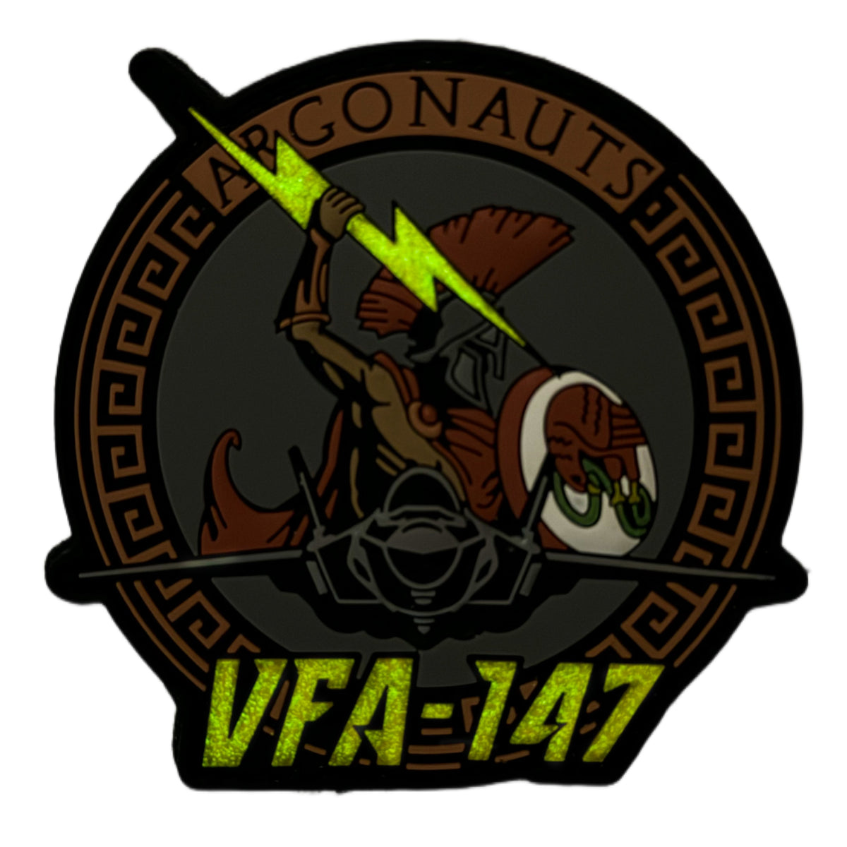 Official VFA-147 Argonauts PVC Shoulder Patches