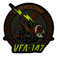 Official VFA-147 Argonauts PVC Shoulder Patches