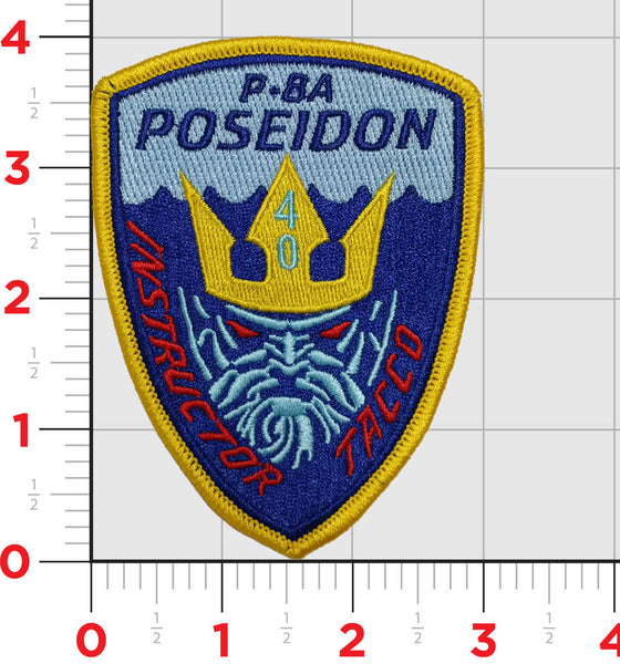 Official VP-40 Marlins P-8A Poseidon Shoulder Patch