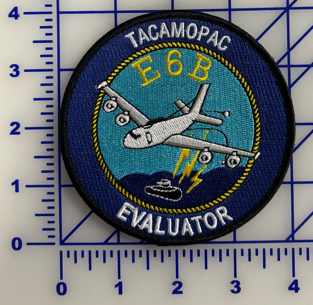 Official VQ-3 Ironman TACAMOPAC E-6B Patch