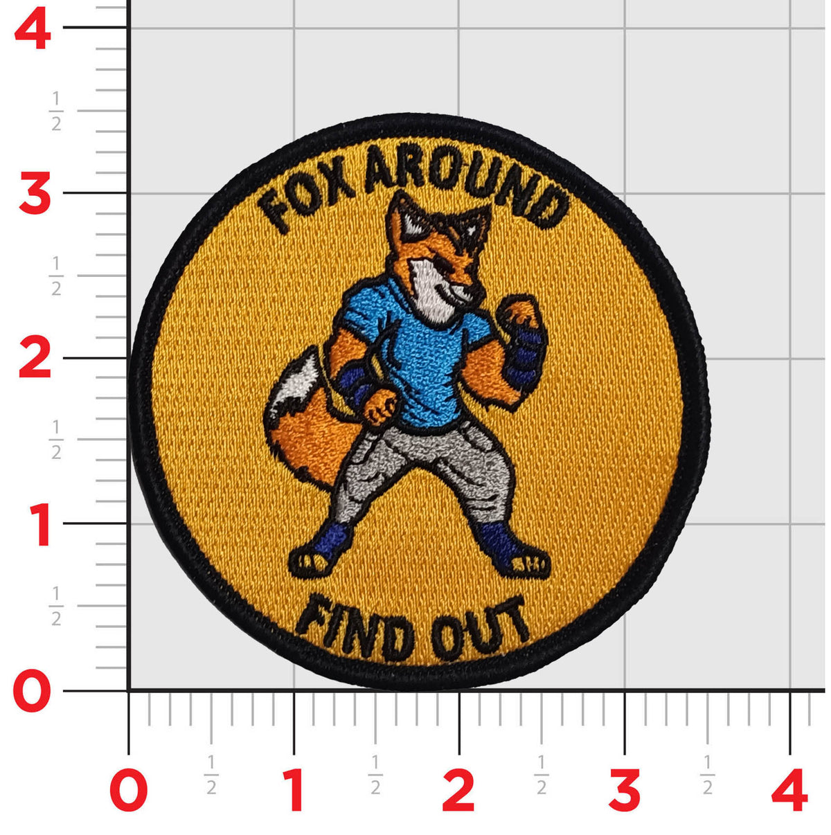Official HSM-74 Fox Around Find Out Shoulder Patch