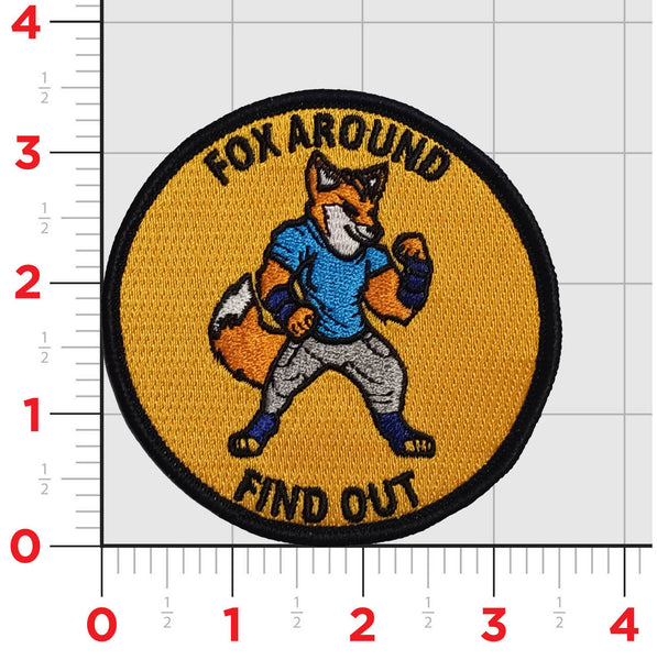 Official HSM-74 Fox Around Find Out Shoulder Patch