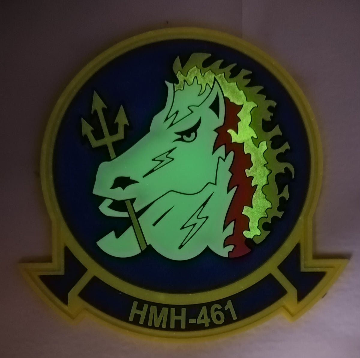 Officially Licensed USMC HMH-461 Iron Horse Squadron Patches