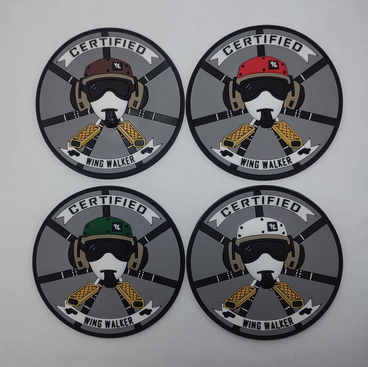 Official HMH-466 Wingwalker PVC Shoulder Patches
