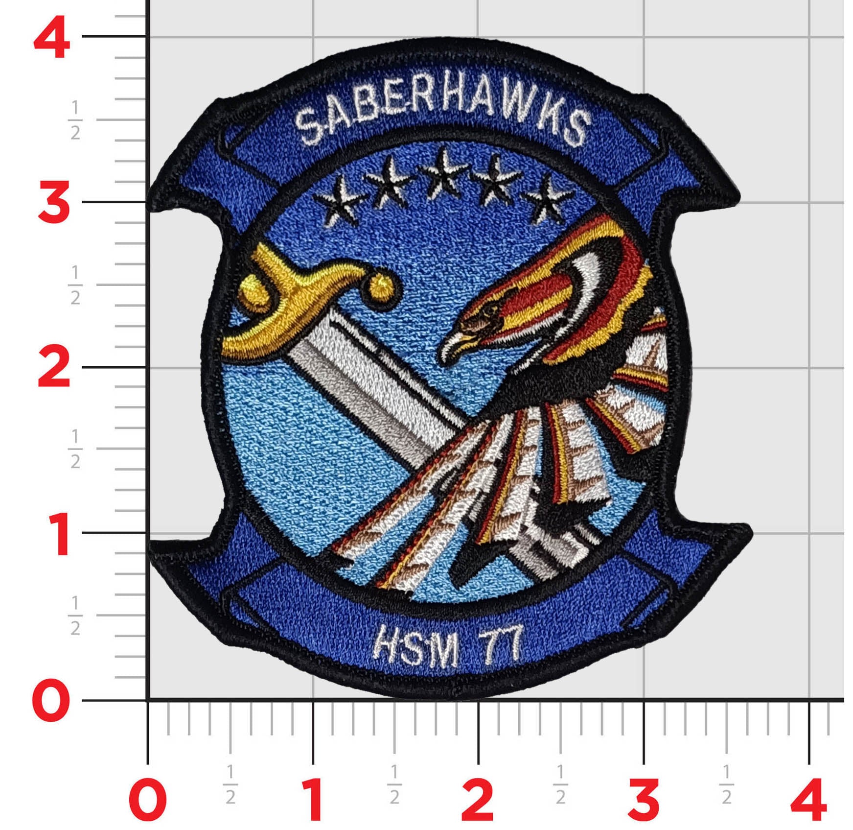 Buy Officially Licensed HSM-77 Sab Patch | MarinePatches.com